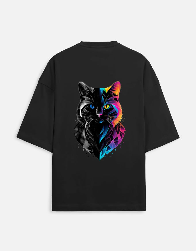 Black Men's Terry Oversized Tee