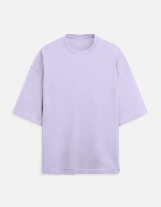 Lavender Men's Terry Oversized Tee