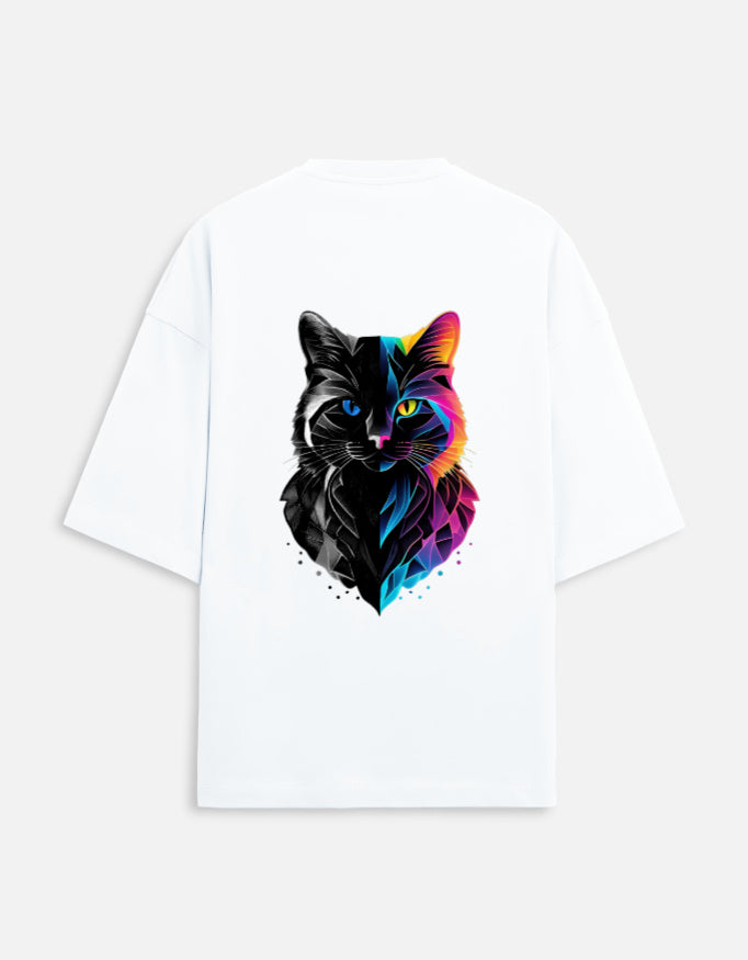 White Men's Terry Oversized Tee