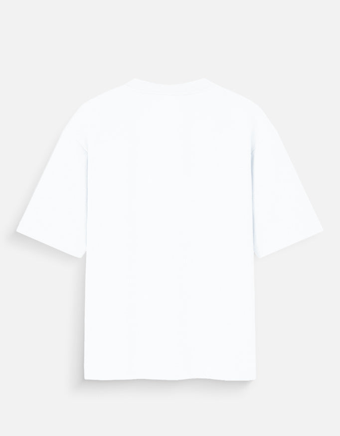 White Men's Oversized Standard T-Shirt