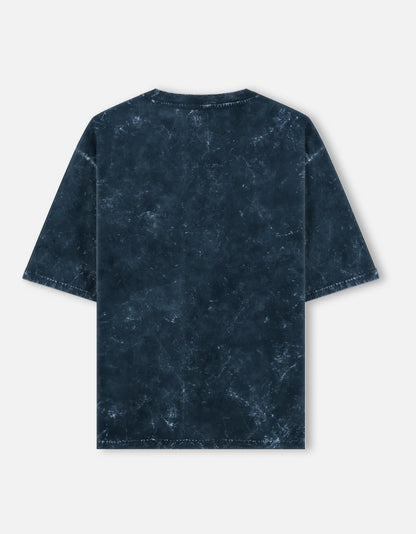 Navy Blue Men Oversized T-Shirt