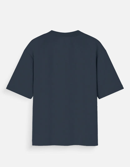 Navy Blue Men's Oversized Standard T-Shirt