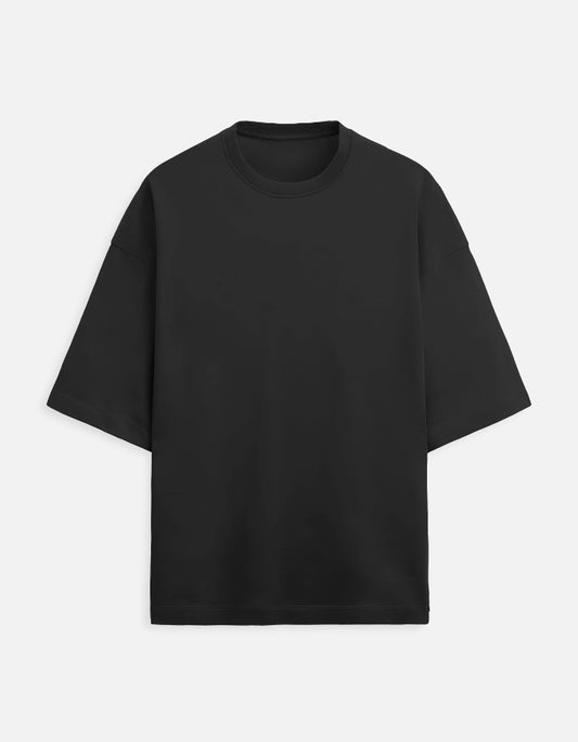 Black Men Terry Oversized T-Shirt