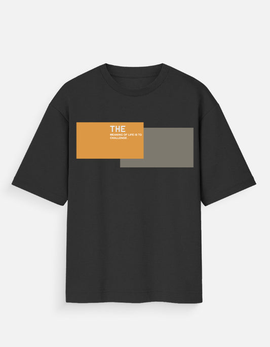 Black Men's Oversized Standard T-Shirt