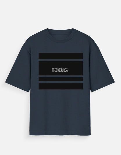 Navy Blue Oversized Standard T-Shirt