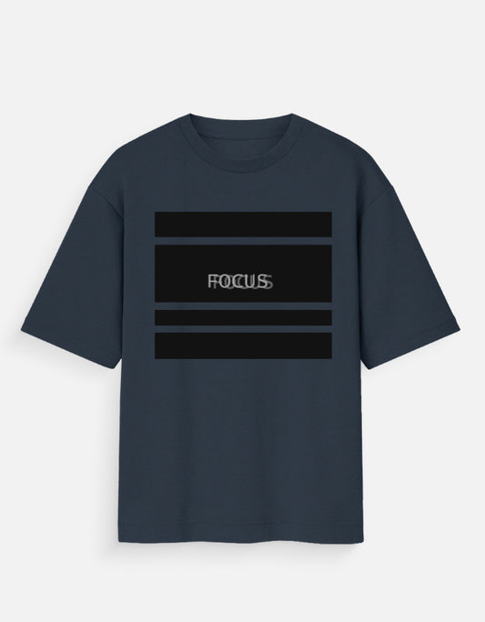 Navy Blue Oversized Standard T-Shirt