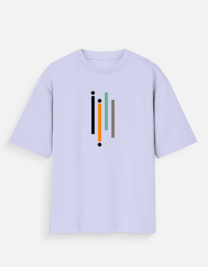 Lavender Men's Oversized Standard T-Shirt